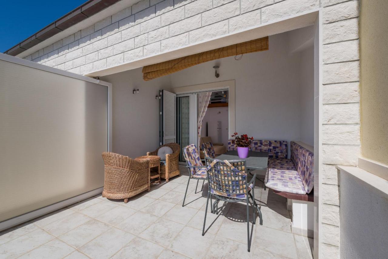 Luxury Bellavista Amazing Sea Holidays With Private Beach & Parking Milna  Ngoại thất bức ảnh