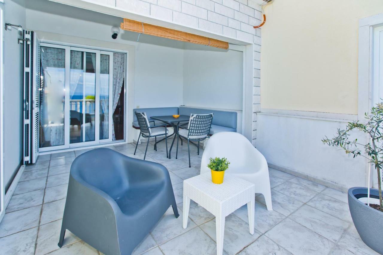 Luxury Bellavista Amazing Sea Holidays With Private Beach & Parking Milna  Ngoại thất bức ảnh